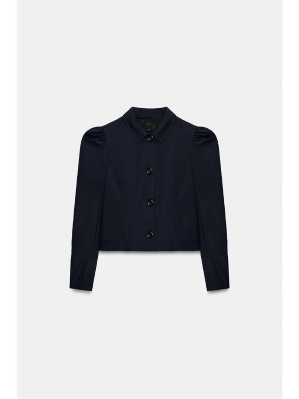ZARA SHORT GATHERED-SHOULDER BLAZER 4772/707/407